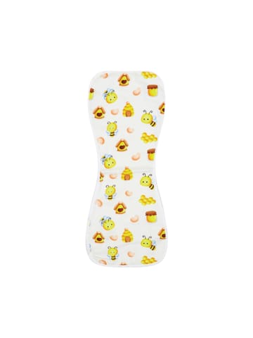 A Toddler Thing Aloe vera Muslin Burp Cloth - Bumble Bee