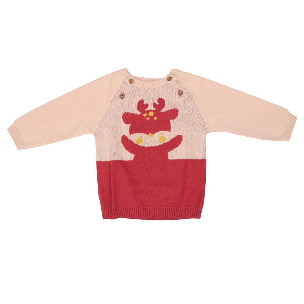 A Toddler Thing Merry Deer - Sweaters