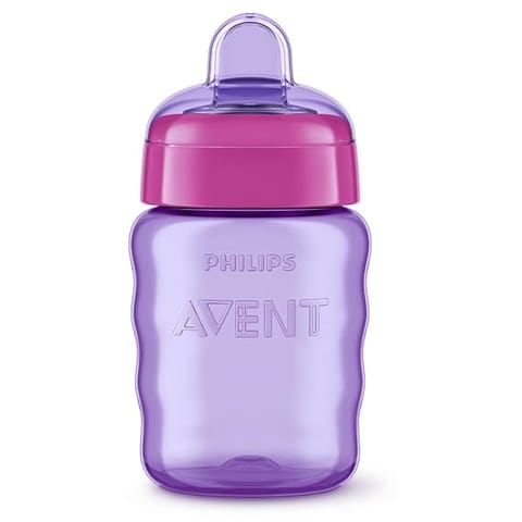 Philips Avent Classic Plastic Spout Cup (Pink/Purple, 260ml)