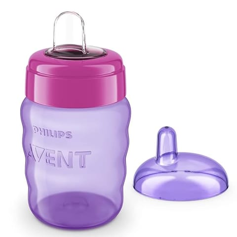 Philips Avent Classic Plastic Spout Cup (Pink/Purple, 260ml)