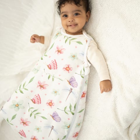 A Toddler Thing Aloe vera Muslin Sleep Bag - Spring Daisy