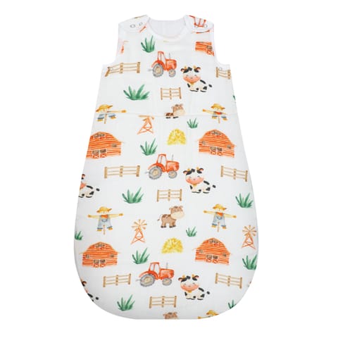 A Toddler Thing Aloe vera Muslin Sleep Bag - Farm Fest