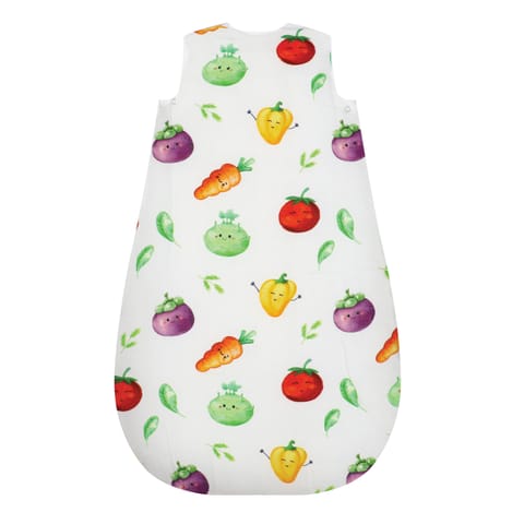 A Toddler Thing Aloe vera Muslin Sleep Bag - Veggie Delight