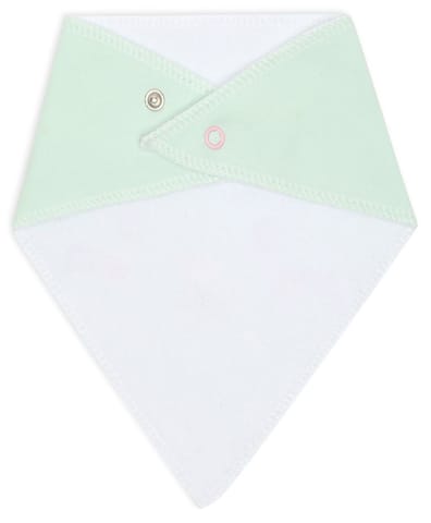 Mi Arcus Printed Cotton Triangle Feeding Bib for KidsPack of 2 Washable Reusable Comfortable