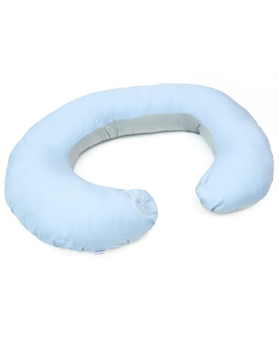 Mi Arcus C Cushion Woven Pregnancy Pillow (Sky)