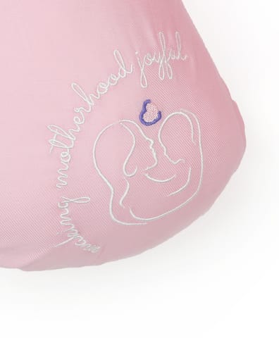 Mi Arcus C Cushion Woven Pregnancy Pillow (Pink)