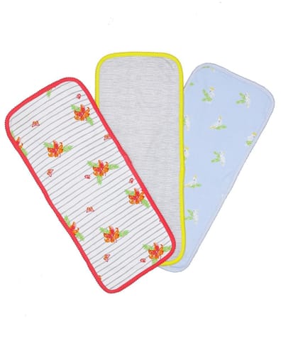 Mi Arcus New  Cotton Unisex Burp Cloth Soft for Kids Skin - Cuddle (Pack of 3)