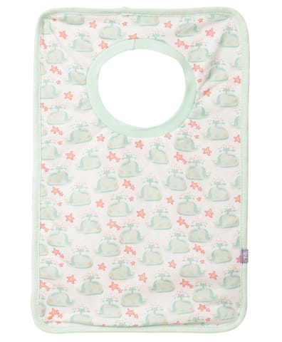 Mi Arcus Cotton Printed Feeding Bib Set for Kids Newborn Pack of 2