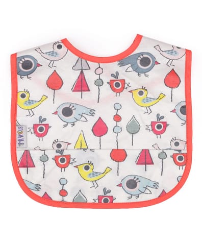 Mi Arcus Printed Cotton Feeding Bib Set for Kids Pack of 2 Washable Comfortable Easily Adjustable