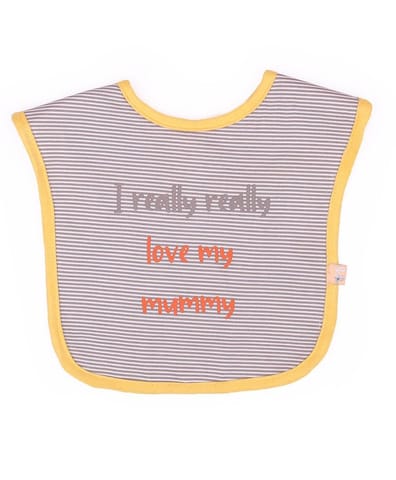 Mi Arcus Cotton Printed Feeding Bib for Kids Newborn Washable Pack of 2