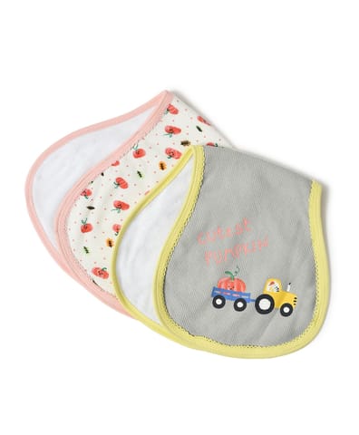 Mi Arcus Printed Cotton  Burp Cloth Washable Reusabl eAbsorbent for kids Pack of 2