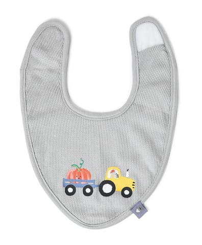 Mi Arcus Printed Cotton Feeding Dribble Bibs for 0-3 Months Kids Pack fo 2