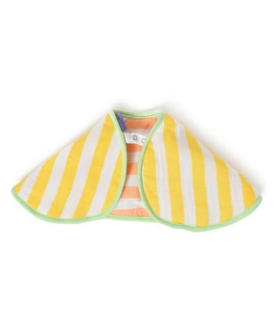 Mi Arcus Cotton Striper Printed Muslin Reversible Burpy Bib for Kids