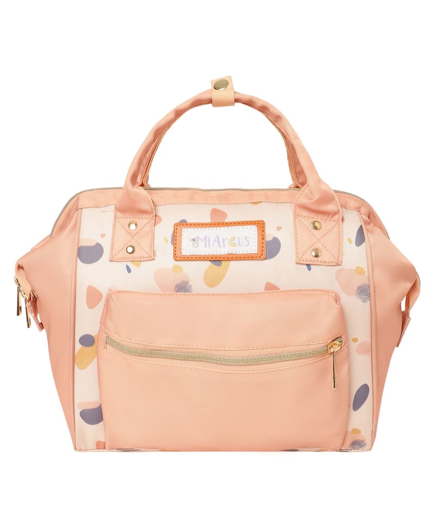 Mi Arcus Women's Tote Diaper Bag Peach