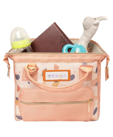 Mi Arcus Women's Tote Diaper Bag Peach