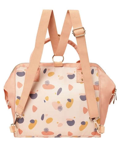 Mi Arcus Women's Tote Diaper Bag Peach