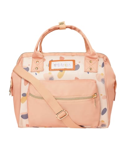 Mi Arcus Women's Tote Diaper Bag Peach