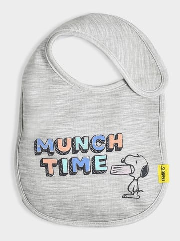 Mi Arcus Peanuts Snoopy Printed Bibs for Kids Pack of 3