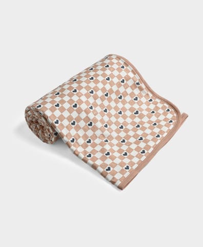 Mi Arcus Beige Printed Blanket for Kids