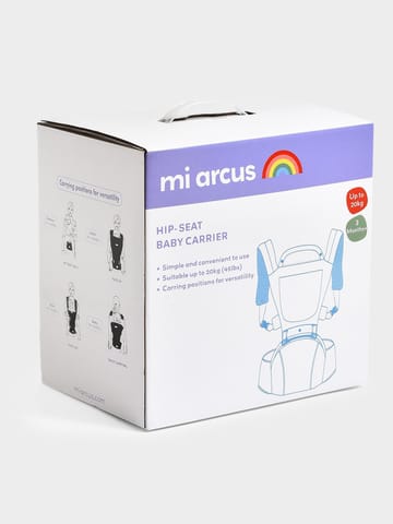 Mi Arcus Solid Grey Hip Seat Baby Carrier