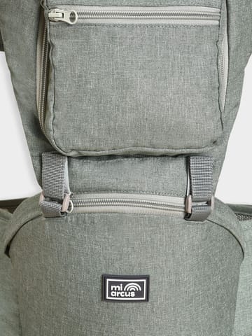 Mi Arcus Solid Green Hip Seat Baby Carrier