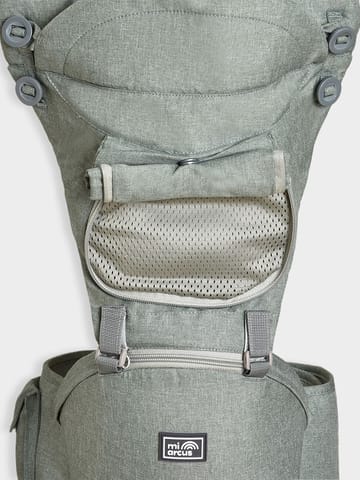 Mi Arcus Solid Green Hip Seat Baby Carrier