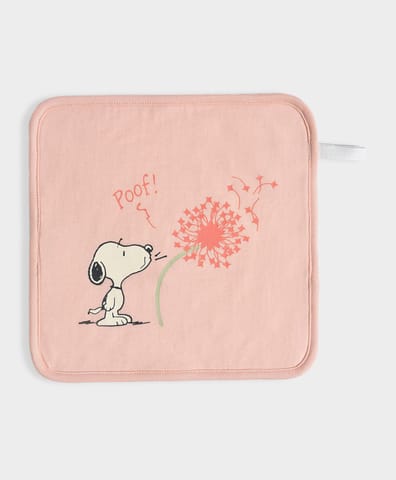 Mi Arcus Peanuts Snoopy Printed Cotton Wash Cloth for Kids Pack of 5