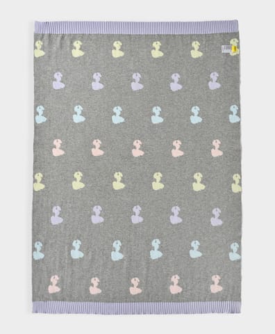 Mi Arcus Peanuts Snoopy Printed Cotton Knitted Baby Blanket