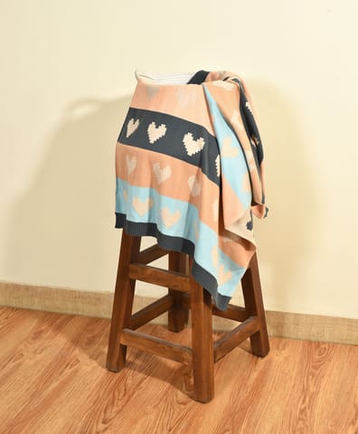 Mi Arcus Cotton Knitted Printed Baby Blanket