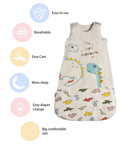 Mi Arcus Cotton Printed Sleeveless Sleeping Bag for Kids