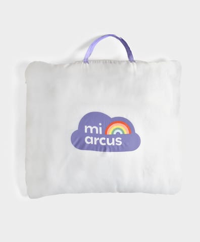 Mi Arcus Cotton Printed Mattress Set with Mosquito Net and Head Pillow