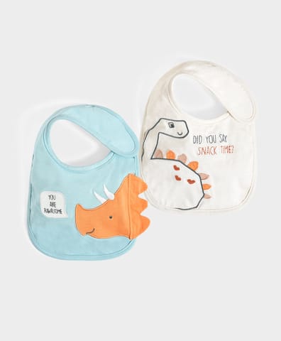 Mi Arcus Printed Toddlers Fedding Bibs for Kids Pack of 2