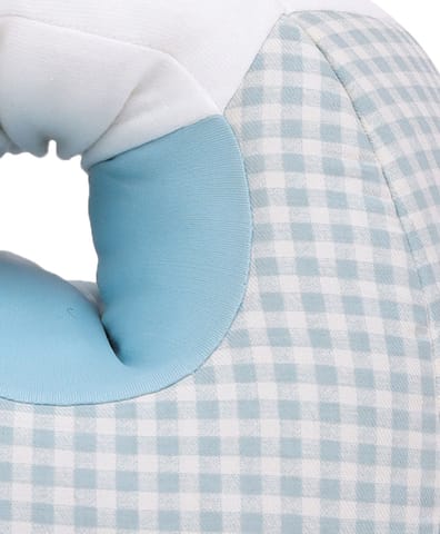 Mi Arcus Breast and Bottle Feeding Pillow for New Born Babies Infant  Nursing Feeding Pillow Blue Color