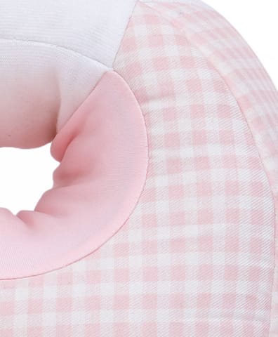 Mi Arcus Breast and Bottle Feeding Pillow for New Born Babies Infant  Nursing Feeding Pillow Pink Color