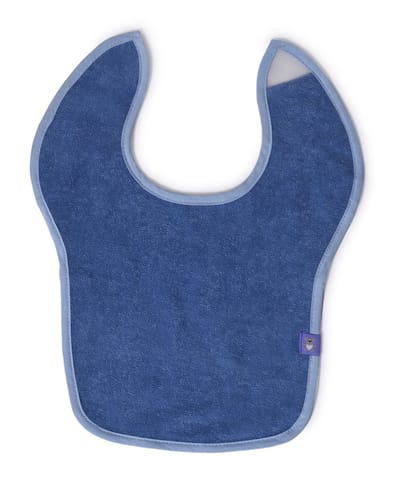 Mi Arcus Solid Knitted Feeding and Weaning Bib for Kids Pack of 3 Washable Reusable Comfortable Easily Adjustable for 6-18 Months