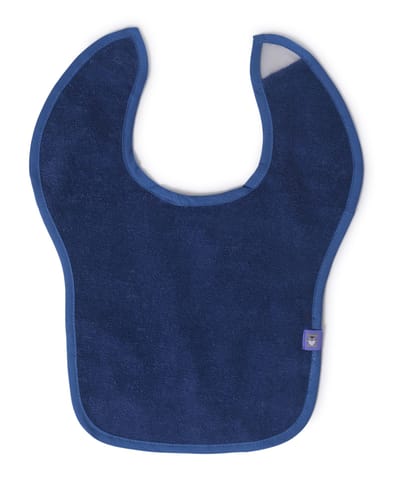 Mi Arcus Solid Knitted Feeding and Weaning Bib for Kids Pack of 3 Washable Reusable Comfortable Easily Adjustable for 6-18 Months