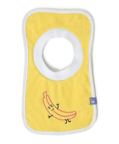 Mi Arcus Cotton Feeding Bib Set for Kids Pack of 3 Washable Reusable Comfortable Easily Adjustable Bib for 0-3 Months