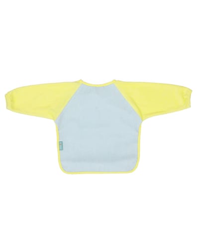 Mi Arcus Solid Coverall Knitted Feeding and Eating Bib for Kids Pack of 2 For 9-12 Months