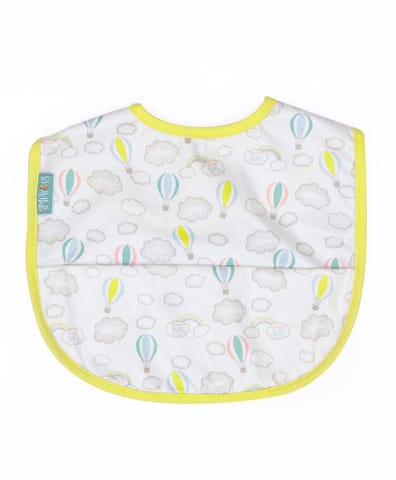 Mi Arcus Cotton Printed Feeding Bib For Kids Newborn Pack Of 2 For 9-12 Months