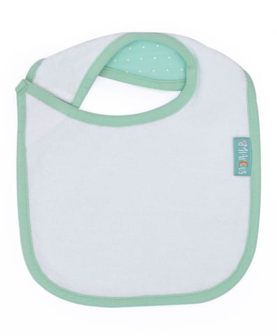 Mi Arcus Cotton Printed Feeding Bib Set for Kids Newborn Pack of 3  0-3 Months