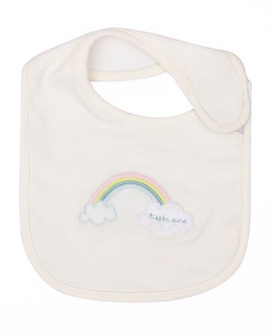 Mi Arcus Cotton Printed Feeding Bib Set for Kids Newborn Pack of 3  0-3 Months