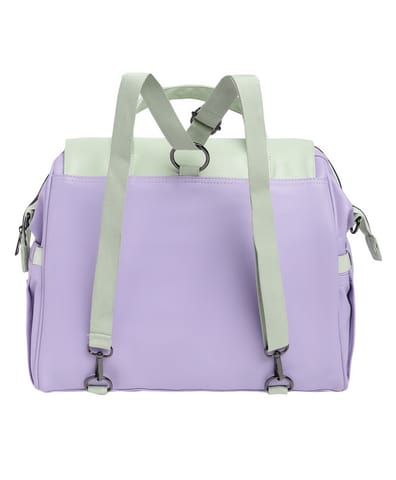 Mi Arcus Women's Diaper Bag (Purple & Green)