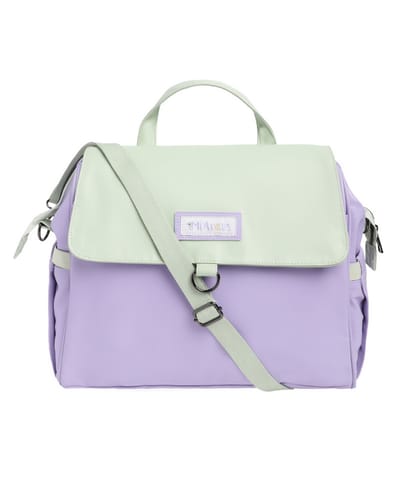 Mi Arcus Women's Diaper Bag (Purple & Green)