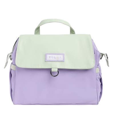 Mi Arcus Women's Diaper Bag (Purple & Green)