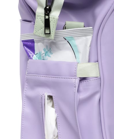 Mi Arcus Women's Diaper Bag (Purple & Green)