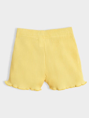 Mi Arcus Cotton Yellow Top with Short Set for Girls