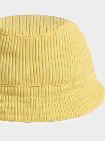 Mi Arcus Solid Yellow Bucket Hat for Kids