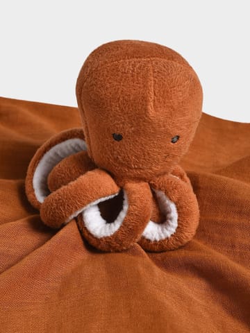 Mi Arcus Brown Octopus Security Blanket for Kids