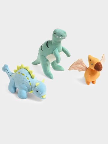 Mi Arcus Prehistoric Dinosaurs Soft Toys for Kids (Set of 3)