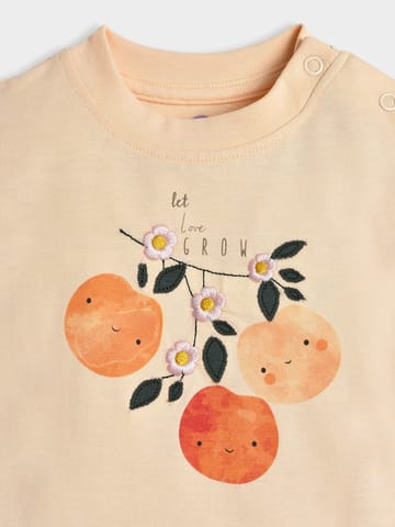 Mi Arcus Cotton Printed Tshirt with Pyjama Set for Kids